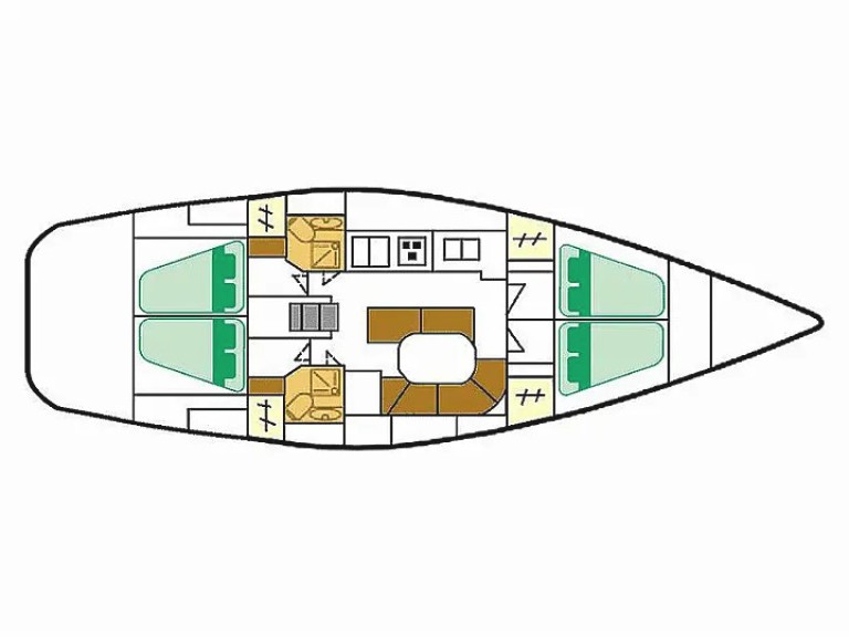 Location bateau Bénéteau Oceanis 461 à Álimos sur Samboat
