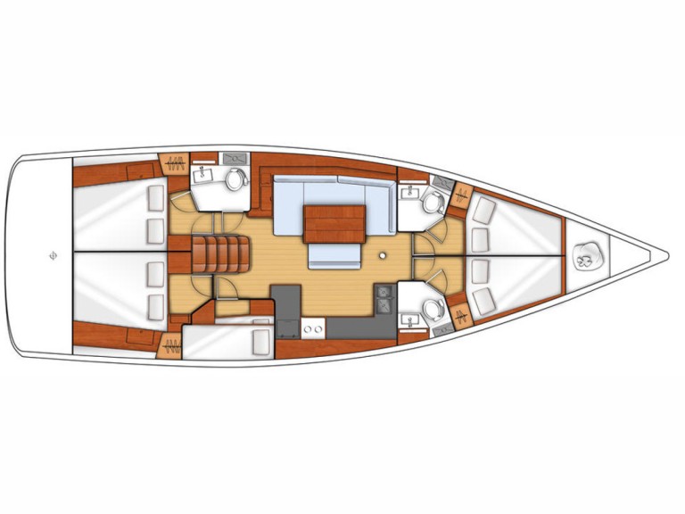 Bénéteau Oceanis 48 a louer à Álimos