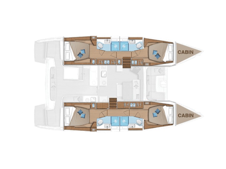 Louer Catamaran avec ou sans skipper Lagoon à Saint-George