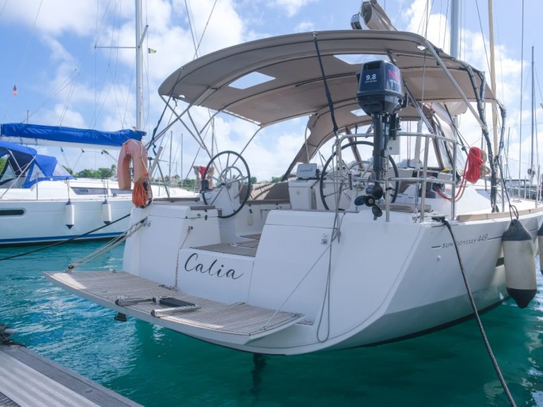 Location bateau Jeanneau Sun Odyssey 449 à Saint-George sur Samboat
