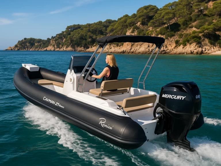 Location Semi-rigide Ranieri avec permis