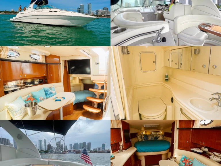 Location Bateau à moteur à Miami - Sea Ray Sundancer 37
