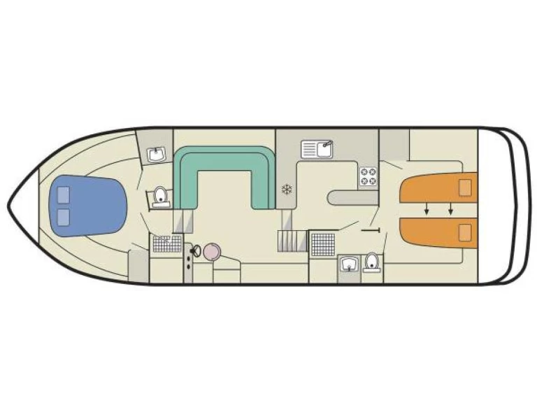 Location bateau Branges pas cher Royal Mystique A