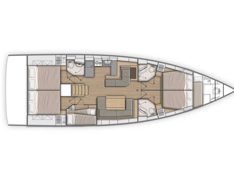 Bénéteau Oceanis 51.1 a louer à Santa Cruz de Tenerife