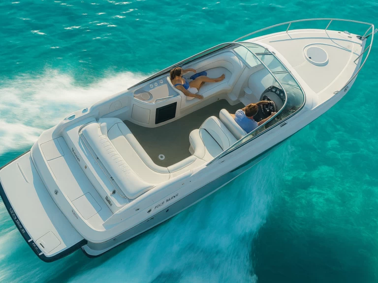 Location à Cannes - Four Winns Sundowner 285 sur SamBoat