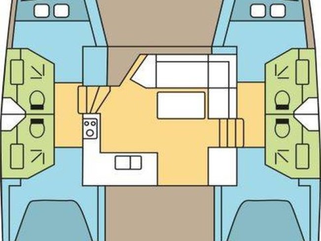 Location Catamaran à Parham Town - Fountaine Pajot Isla 40
