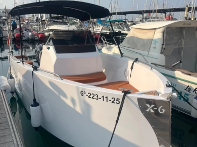 Boats maks Catt X6 charter bareboat or skippered in  Alicante