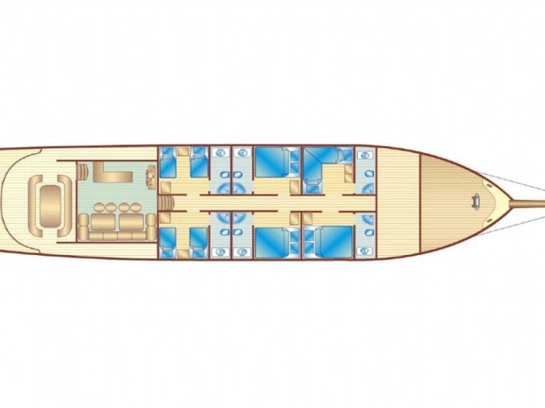 Louer Yacht avec ou sans skipper Bibi Aysegul Gulet à Bodrum harbour