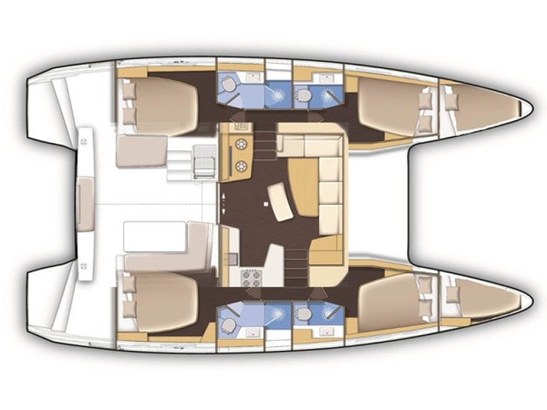 Location bateau Lagoon Lagoon 42 à Álimos sur Samboat