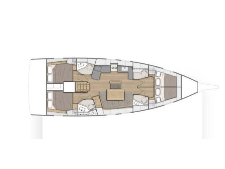 Location bateau Préveza pas cher Oceanis 46.1