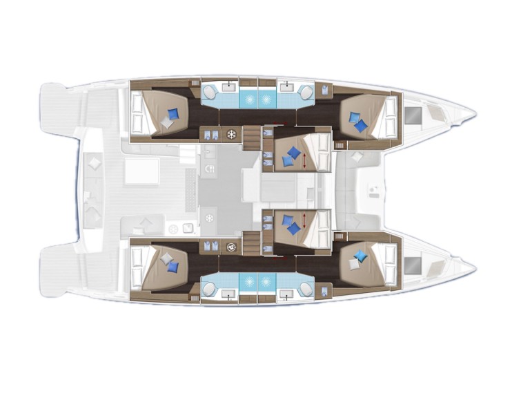 Louer Catamaran avec ou sans skipper Lagoon à Néa Péramos