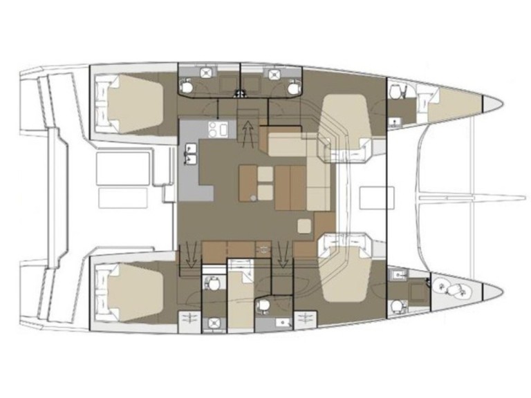 Location Catamaran à Sant Antoni de Portmany - Dufour Dufour 48