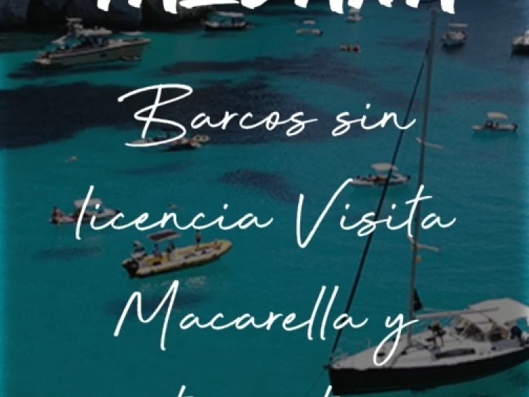 Louer Bateau à moteur avec ou sans skipper Compass à Cala Galdana