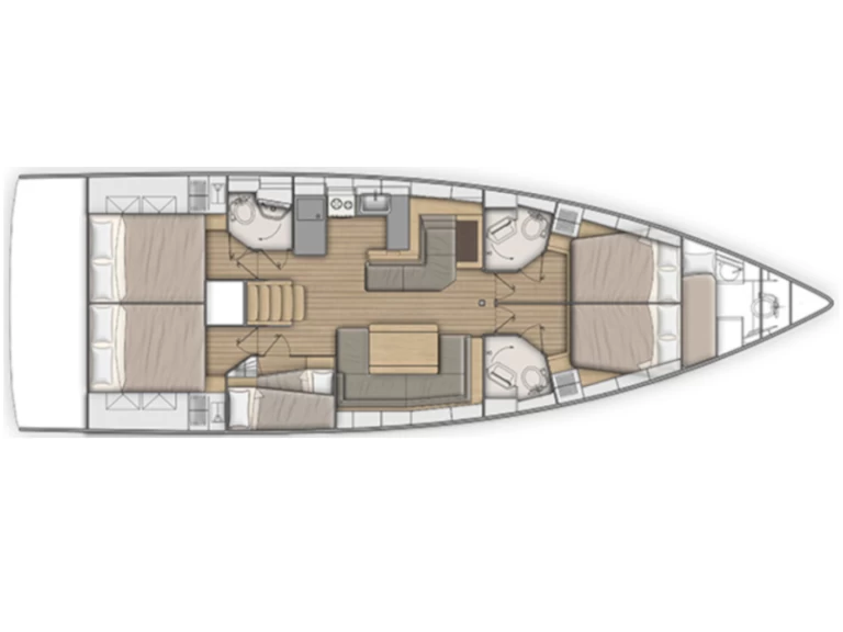 Location à Kallithéa - Bénéteau Oceanis 51.1 sur SamBoat