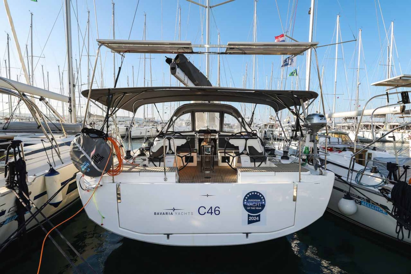 Bavaria C46 eco solar sailboat charter in Murter-Kornati, Croatia