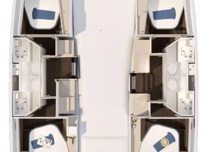 Fountaine Pajot FP 41 a louer à Pointe-à-Pitre