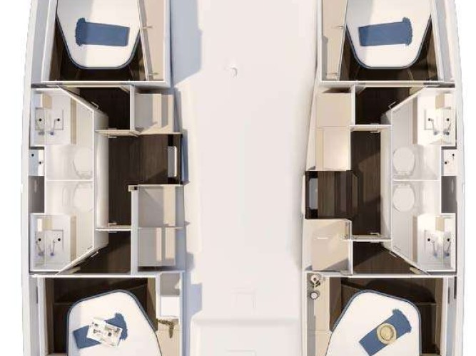 Location Catamaran à Pointe-à-Pitre - Fountaine Pajot New 41