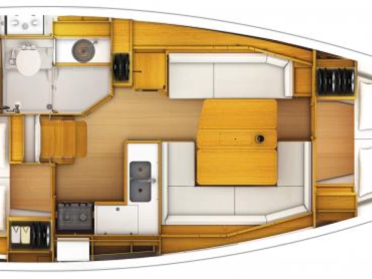 Location bateau Hyères pas cher Sun Odyssey 389