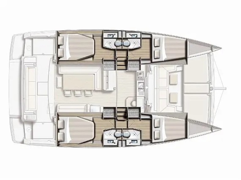 Louez un Bali Catamarans Bali 4.1 Princess à Lefkáda