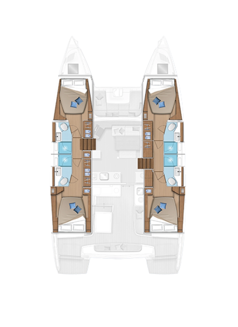 Location Catamaran à Kaštela - Lagoon Lagoon 46