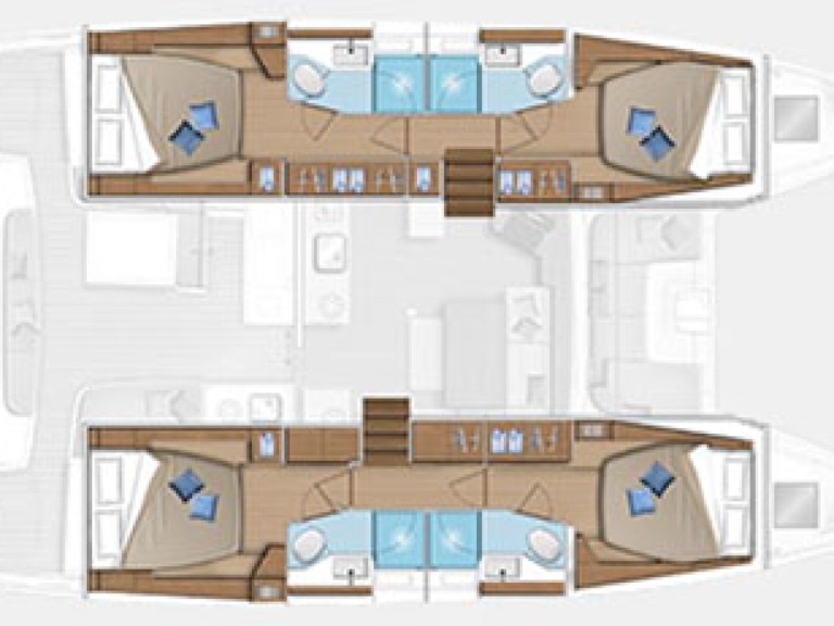 Louer Catamaran avec ou sans skipper Lagoon à Álimos