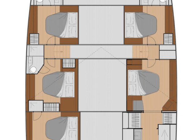 Location bateau Fountaine Pajot Fountaine Pajot Samana 59 à Álimos sur Samboat