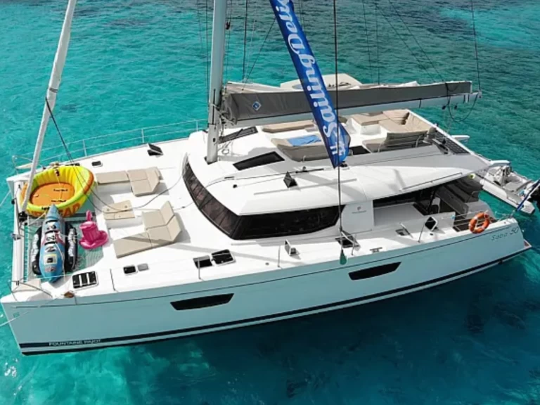 Location Catamaran à Lefkáda - Fountaine Pajot Saba 50
