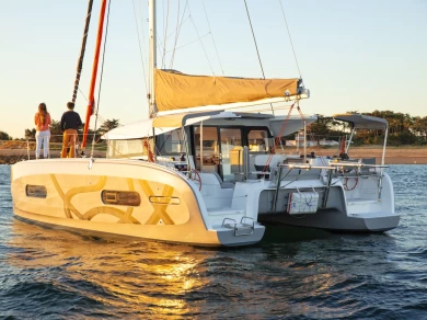 Hire Catamaran Excess with a boat licence