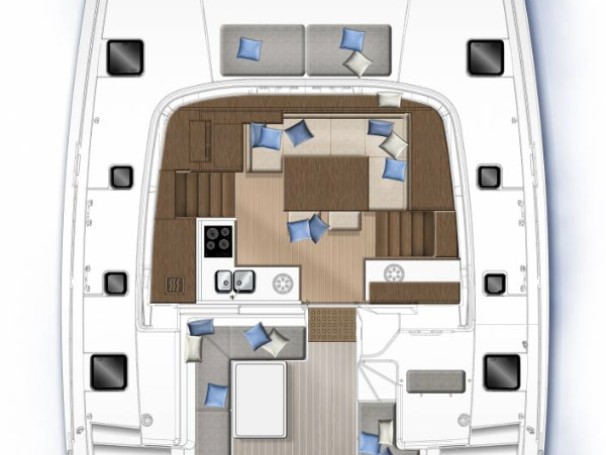 Location bateau Bas du Fort pas cher Lagoon 40