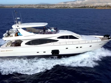 Ferretti ARGO V charter bareboat or captained in  Glyfáda