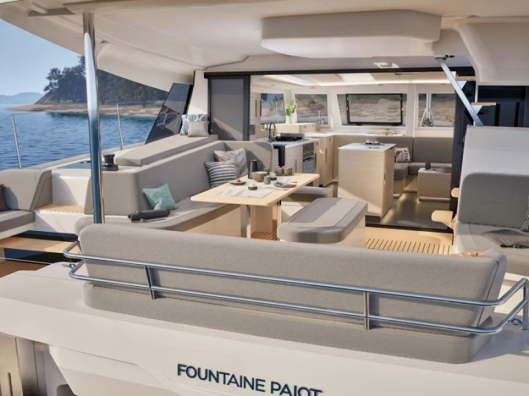 Location bateau Road Town pas cher Fountaine Pajot New 44 Maestro - 3 cab.
