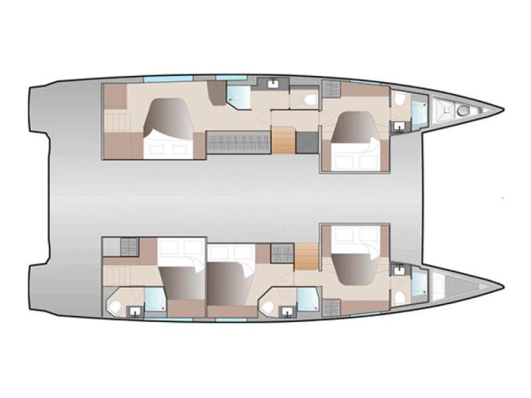 Location à Castellammare di Stabia - Fountaine Pajot Aura 51 sur SamBoat