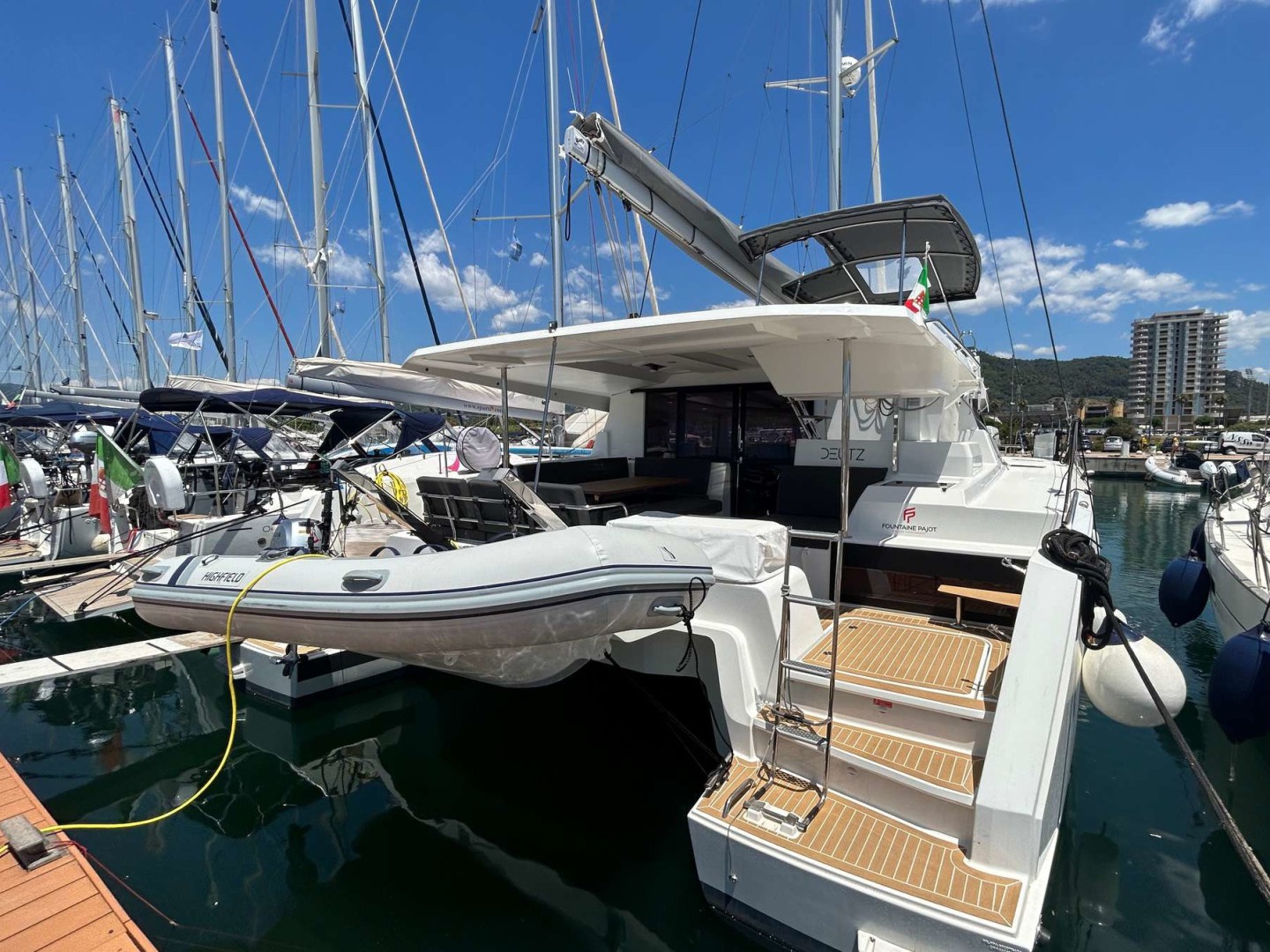 Fountaine Pajot Astrea 42 eco solar catamaran charter in Salerno, Italy