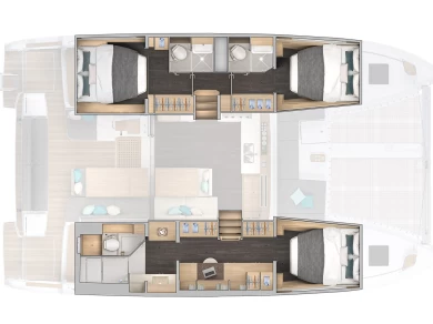 Noleggio barche Kaštela economico Lagoon 43