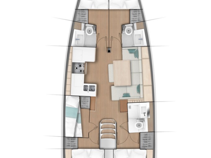 Location à Fethiye - Jeanneau Sun Odyssey 490 sur SamBoat