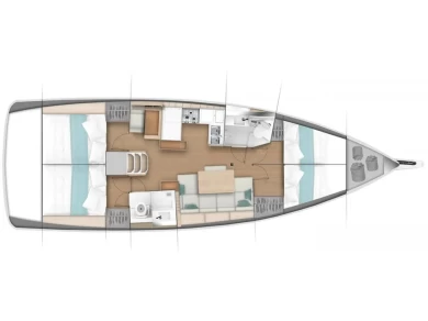 Sailboat rental with or without captain Jeanneau Paros (Ile)