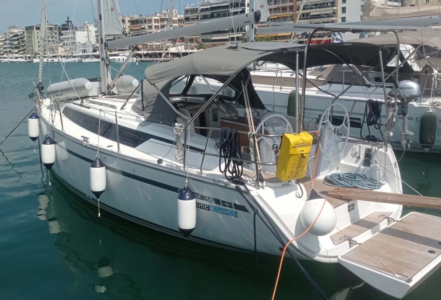 Bavaria Cruiser 34 eco solar sailboat charter from Deme of Volos, Greece