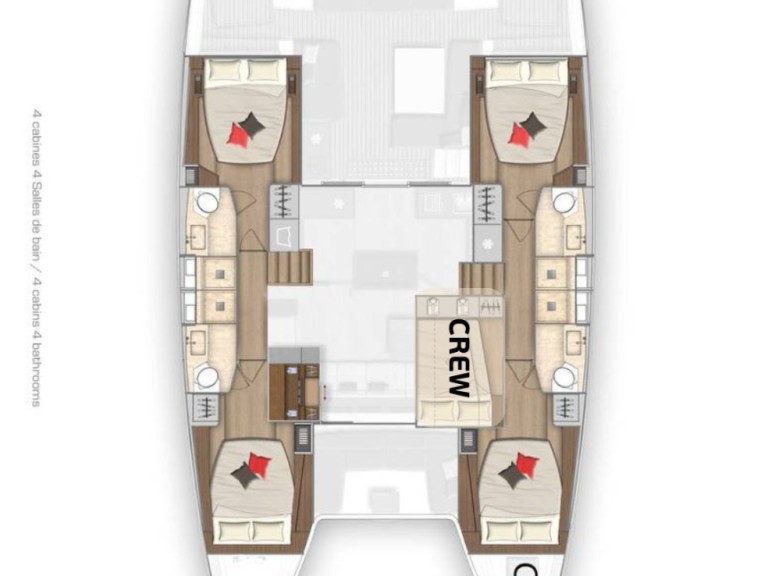 Location bateau Lagoon Lagoon 50F à Marina (Ville) sur Samboat