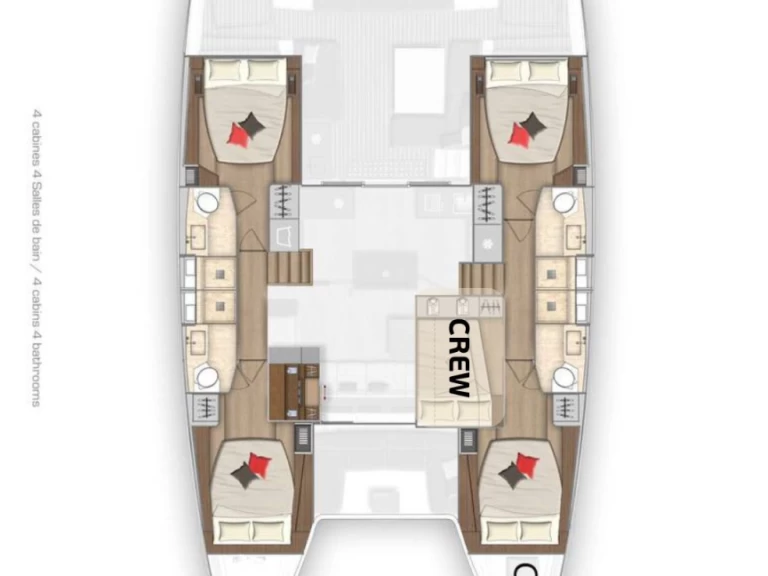 Location bateau Lagoon Lagoon 50F à Marina (Ville) sur Samboat