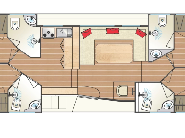 Louer Péniche avec ou sans skipper Tip-Top à Chioggia