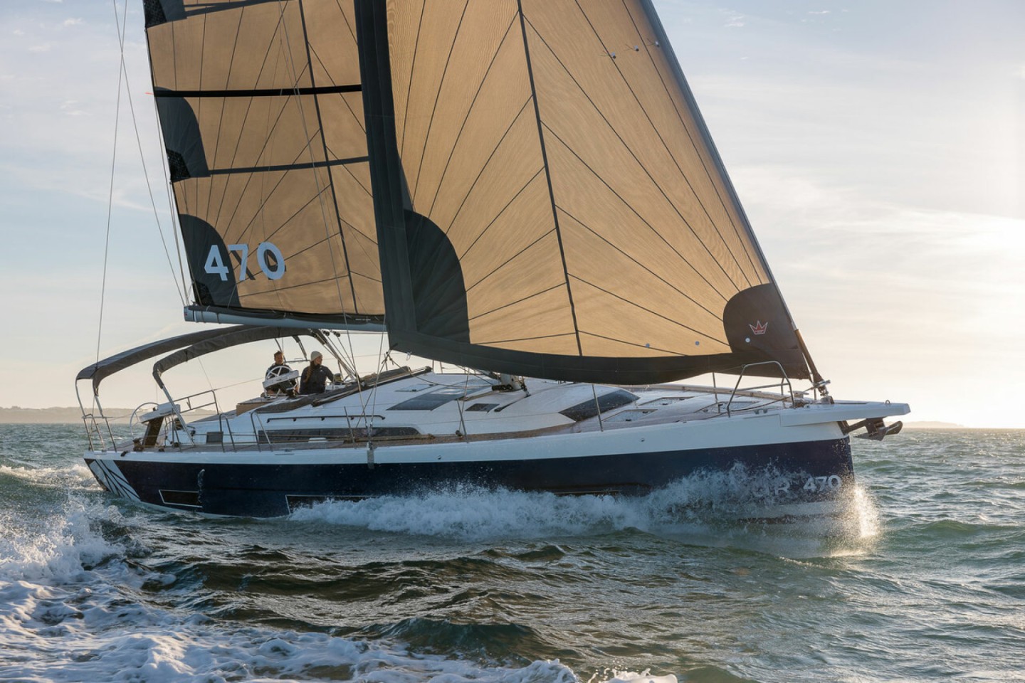 Dufour 470 eco solar sailboat charter in Palermo, Italy