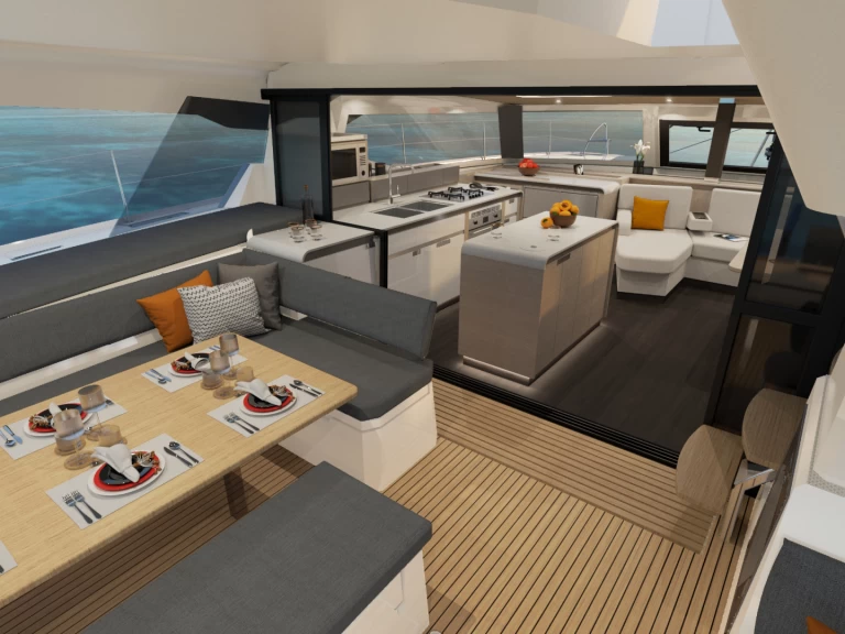 Location Catamaran à Adamantas - Fountaine Pajot Aura 51