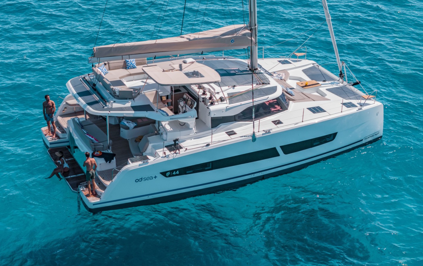 Fountaine Pajot FP 44 eco solar catamaran charter in Portimão, Portugal