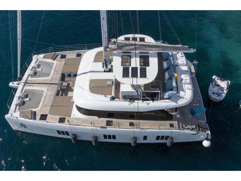 Location bateau Dubrovnik pas cher Sunreef 60