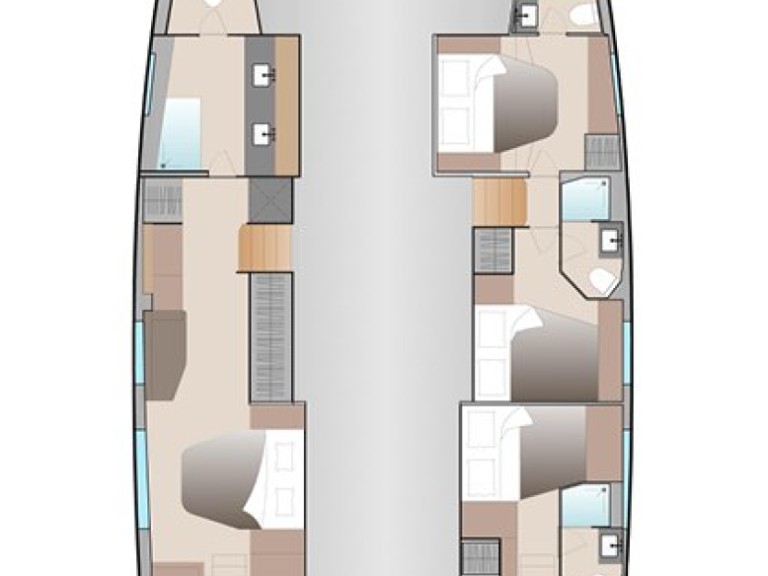 Location à Le Marin - Fountaine Pajot Aura 51 sur SamBoat