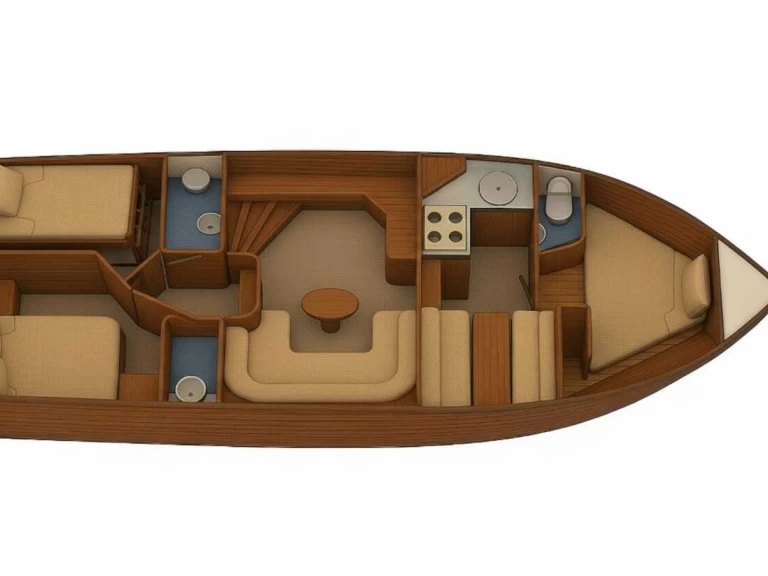 Location bateau Waren (Müritz) pas cher Aqua Yacht 1200