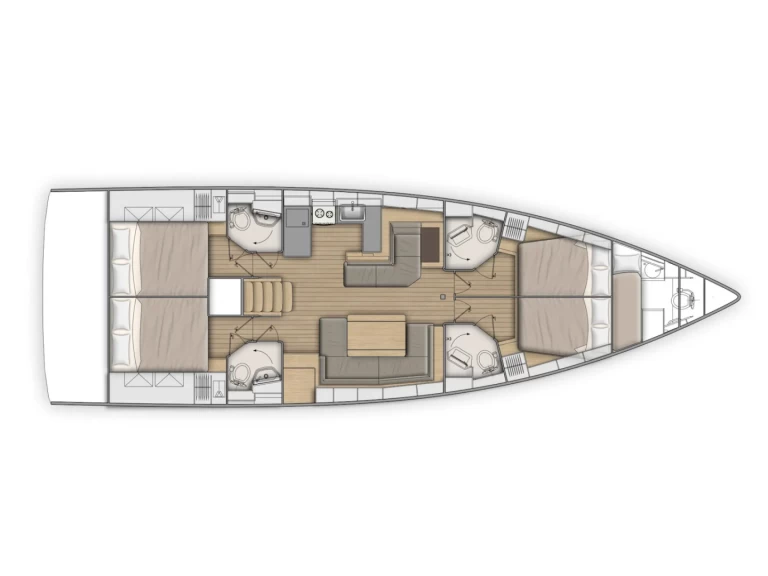 Bénéteau Oceanis 51.1 a louer à Primošten