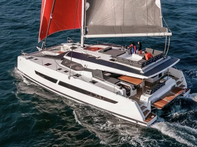 Location à Porto-Vecchio - Fountaine Pajot Aura 51 sur SamBoat