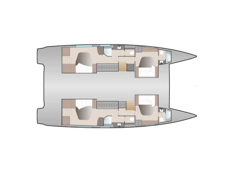 Location Catamaran à Porto-Vecchio - Fountaine Pajot Aura 51