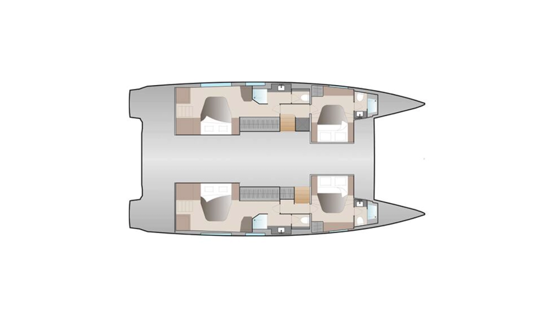 Location Catamaran à Porto-Vecchio - Fountaine Pajot Aura 51